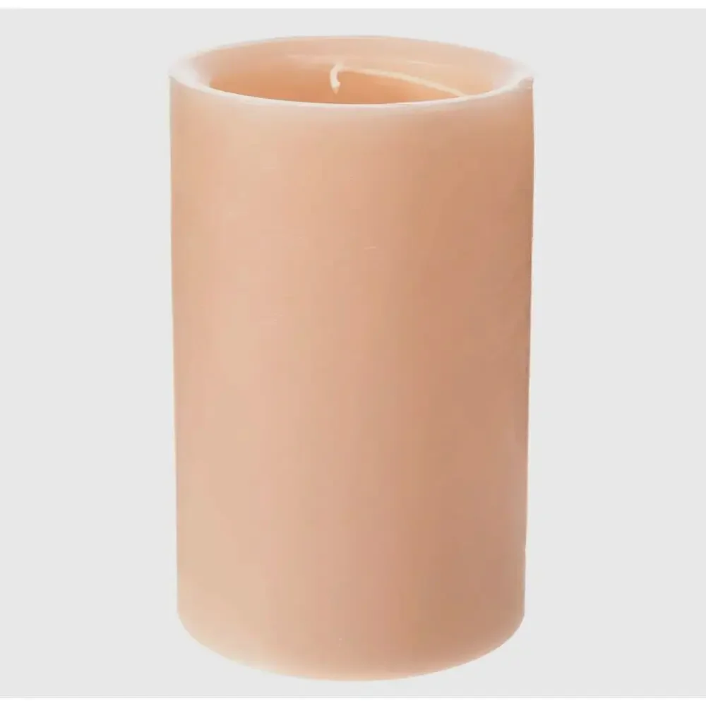 Spiral Light Candle Cashmere 4x4 Round 30hr Burn -Brand New Medium
